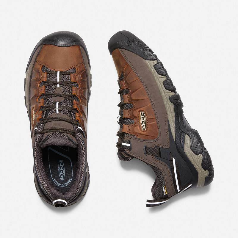 Keen Targhee III Waterproof Wanderschuhe Herren DE-15643 Chestnut/Mulch - Keen Herrenschuhe Braun